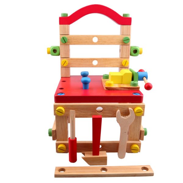 Wooden building block toy for children (3)